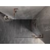 Mexen Lunar L dušo kabina varstoma dešinė 80 x 80 cm, skaidri, rožinis auksas - 834L-080-080-60-00-P