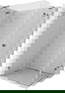 Mexen Lunar L Duo kairiosios pusės dušo kabina 95 x 85 cm, skaidri, gun metal - 834L-095L-085P-95-00