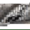 Mexen Lunar L dušo kabina dešinė 90 x 70 cm, skaidri, gun gray šlifuota - 834L-090-070-66-00-P