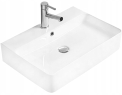 Mexen Benita stalviršinis praustuvas 60 x 41 cm, baltas - 21396000
