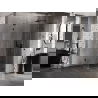 Mexen Lunar L dušo kabina atveriama dešinė 80 x 80 cm, skaidri, juoda - 834L-080-080-70-00-P
