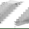 Mexen Lunar L dešinysis atidaromas dušo kabinas 100 x 80 cm, permatomos, juodos - 834L-100-080-70-00-P