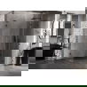 Mexen Lunar L stačiakampė dušo kabina dešinė 100 x 90 cm, permatoma, juoda - 834L-100-090-70-00-P