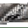 Mexen Lunar L dešinė dušo kabina 90 x 90 cm, permatoma, „gun metal“ - 834L-090-090-95-00-P