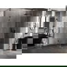 Mexen Lunar L dešinė dušo kabina 90 x 90 cm, permatoma, „gun metal“ - 834L-090-090-95-00-P