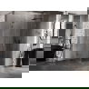 Mexen Lunar L dušo kabina, atveriama duris dešinė 100 x 100 cm, skaidraus stiklo, ginklų metalo spalvos - 834L-100-100-95-00-P