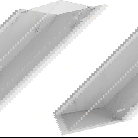 Mexen Lunar L dušo kabina atidaroma dešinė 70 x 70 cm, skaidri, šlifuotas nikelis - 834L-070-070-97-00-P