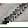Mexen Roma pakreipiama dušo kabina 105 x 100 cm, Skaidrus, Chromo - 854-105-100-01-00