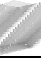 Mexen Lunar L dešinė atveriama dušo kabina, 95 x 90 cm, skaidri, šlifuotas nikelis - 834L-095-090-97-00-P