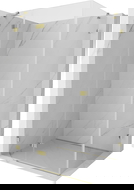 Mexen Lunar kairiško atidarymo dušo kabina 90 x 70 cm, skaidri, auksinė - 834-090-070-50-00-L