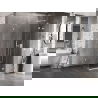 Mexen Lunar dušo kabina dešinė 80 x 80 cm, permatoma, balta - 834-080-080-20-00-P