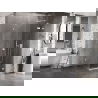 Mexen Lunar dušo kabina dešinė 80 x 80 cm, permatoma, balta - 834-080-080-20-00-P