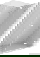 Mexen Lunar dešininė dušo kabina 85 x 80 cm, permatoma, balta - 834-085-080-20-00-P