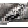 Mexen Lunar dešinė atveriama dušo kabina 85 x 80 cm, skaidri, šlifuotas varis - 834-085-080-65-00-P