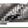 Mexen Lunar dešinė atidaroma dušo kabina 100 x 90 cm, permatoma, juoda - 834-100-090-70-00-P