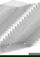 Mexen Lunar 90 x 70 cm dešinė pasukama dušo kabina, skaidri, šlifuotas nikelis - 834-090-070-97-00-P