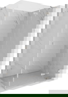 Mexen Lunar atveriama dešinė dušo kabina 90 x 80 cm, permatoma, šlifuotas nikelis - 834-090-080-97-00-P