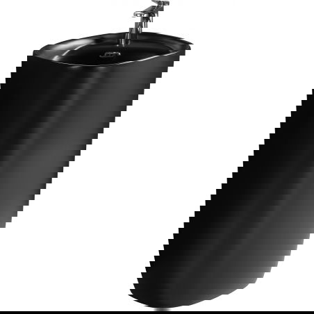 Mexen Irma laisvai pastatomas praustuvas 50 x 46 cm, juodas matinis - 26145170