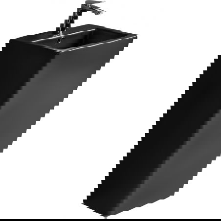 Mexen Liza laisvai stovintis praustuvas 44 x 38 cm, juodas matinis - 26154470