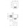 Mexen Cube kampinis jungtis, juodas - 79340-70