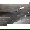 Mexen Lunar T kairavimo dušo kabina kairė 120 x 80 cm, skaidrus, baltas - 834T-120-080-20-00-L