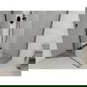 Mexen Roma pakreipiama dušo kabina 120 x 70 cm, Skaidrus, Juoda - 854-120-070-70-00