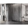 Mexen Lunar L Duo dušo kabina atveriama 115 x 80 cm, skaidrus, šlifuotas nikelis - 834L-115L-080P-97-00