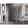 Mexen Lunar L Duo dušo kabina atveriama 115 x 80 cm, skaidrus, šlifuotas nikelis - 834L-115L-080P-97-00