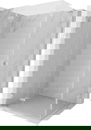 Mexen Lunar L Duo dušo kabina atidaroma kairėje 115 x 100 cm, skaidrus, šlifuotas nikelis - 834L-115L-100P-97-00