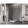 Mexen Lunar L Duo dušo kabina atveriama 120 x 120 cm, skaidrus, šlifuotas nikelis - 834L-120L-120P-97-00