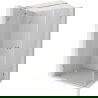 Mexen Lunar T dušinės kabinos kairioji atveriama duris 135 x 120 cm, skaidrus, auksinė - 834T-135-120-50-00-L