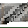 Mexen Roma dušo kabina, atidaroma, 110 x 80 cm, grafitas, chromas - 854-110-080-01-40