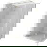 Mexen Lunar T dušo kabina su varstomomis kairinėmis durimis 140 x 80 cm, permatoma, matinė aukso spalvos - 834T-140-080-55-00-L