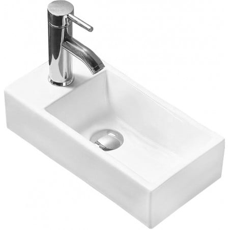Mexen Inez dešinysis stalviršio praustuvas 41 x 21 cm, Balta - 21484000R