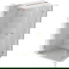 Mexen Lunar T dušo kabina lenkiškai atidaroma kairė 130 x 80 cm, skaidri, šlifuota varis - 834T-130-080-65-00-L
