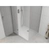 Mexen Roma prausimosi kabina 120 x 100 cm, permatoma, chromuota + plokščias padėklas - 854-120-100-01-00-4010