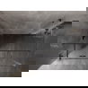 Mexen Lunar T dušo kabina, atveriama kairė 115 x 80 cm, skaidri, patrankos metalo spalva - 834T-115-080-95-00-L
