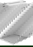 Mexen Lunar T kairi atveriama dušo kabina 130 x 90 cm, permatoma, pistoletas metalas - 834T-130-090-95-00-L