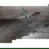 Mexen Lunar atveriama dušo kabina kairė 80 x 80 cm, permatoma, rožinio aukso - 834-080-080-60-00-L