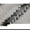 Mexen Roma Duo pakreipiama dušo kabina 70 x 70 cm, Skaidrus, Chromo + dušo padėklas Flat - 854-070-070-01-02-4010