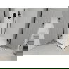 Mexen Roma Duo dušo kabina atsidaranti 70 x 70 cm, skaidri, juoda + padėklas Flat - 854-070-070-70-02-4010B