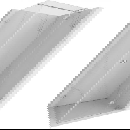 Mexen Lunar T dešimtinė dušo kabina dešinė 140 x 120 cm, skaidrus, chromas - 834T-140-120-01-00-P