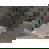 Mexen Omega stumdoma dušo kabina 100 x 100 cm, Skaidrus, Juoda + dušo padėklas Flat, Balta - 825-100-100-70-00-4010B