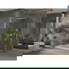 Mexen Omega stumdomas dušo kabinas 100 x 100 cm, skaidrus, chromuotas + padėklas Flat - 825-100-100-01-00-4010