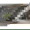 Mexen Omega trijų sienų dušo kabina, slankiojančios durys, 100 x 100 cm, skaidrus, chromas - 825-100-100-01-00-3S