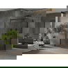 Mexen Omega stumdoma dušo kabina 100 x 100 cm, Skaidrus, Juoda - 825-100-100-70-00