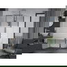 Mexen Apia stumdomas dušo kabinas 90 x 90 cm, baltos juostos, chromas - 840-090-090-01-20
