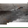 Mexen Lunar atveriama kairinė dušo kabina 100 x 100 cm, skaidri, šepečiu valyta varis - 834-100-100-65-00-L