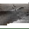 Mexen Lunar dušo kabina atveriama kairė 100 x 100 cm, permatoma, šlifuota ginkluota pilka - 834-100-100-66-00-L