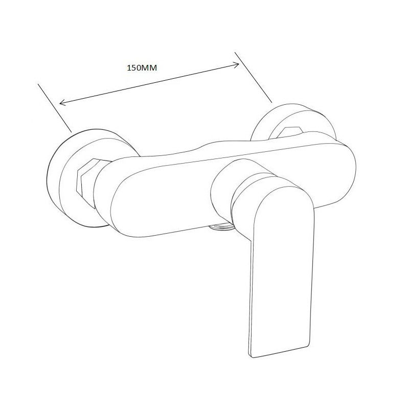 Mexen Royo DQ72 dušo komplektas, chromas - 72214DQ72-00